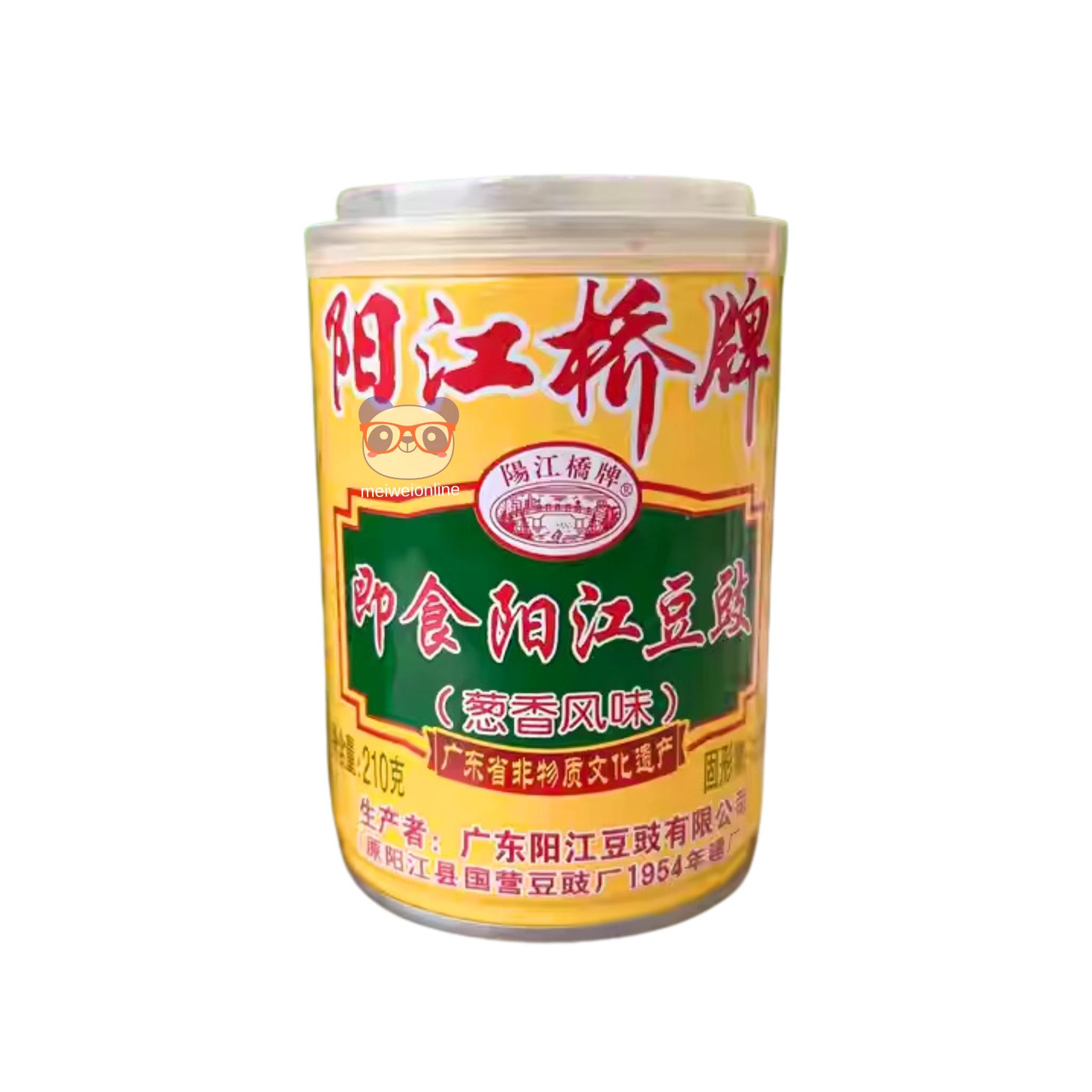 Molho instantâneo Yangjiang Douchi sabor cebola 210g