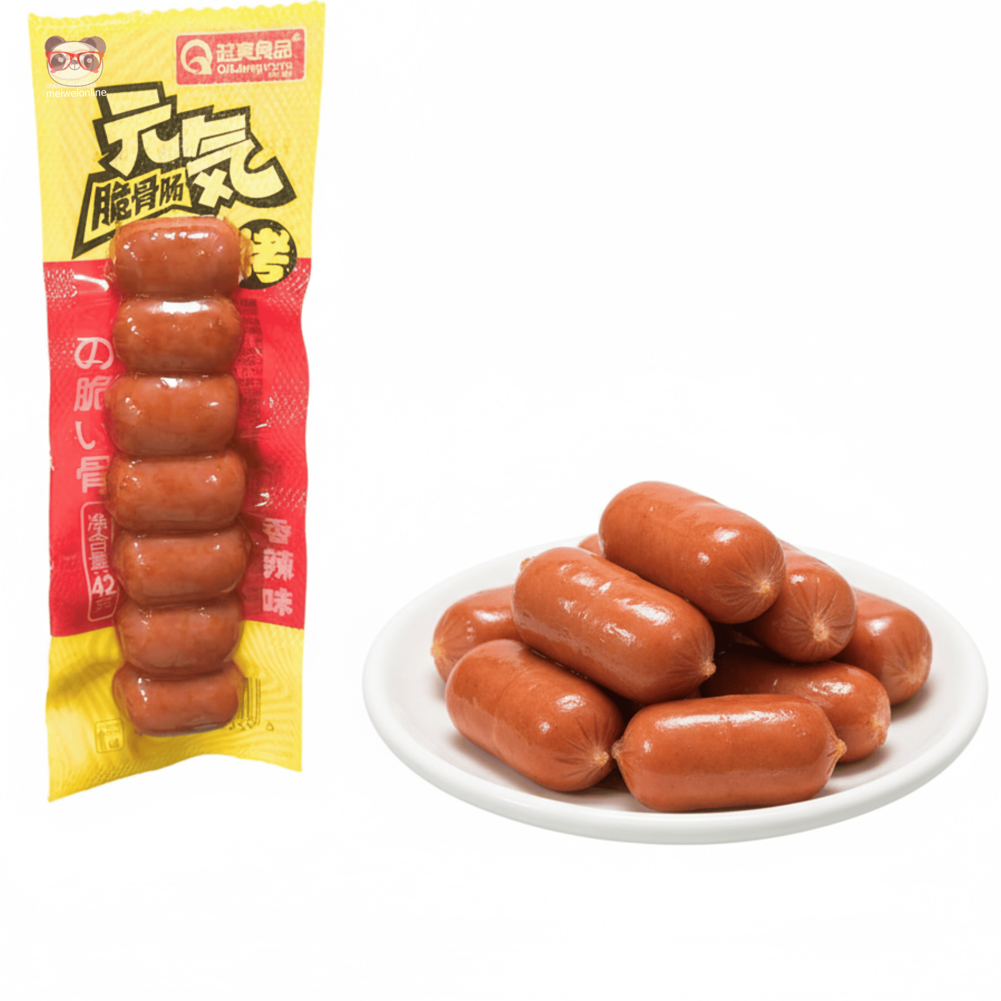 Linguiça de Frango Picante com Cartilagem Dilang 60g- 元气脆骨肠