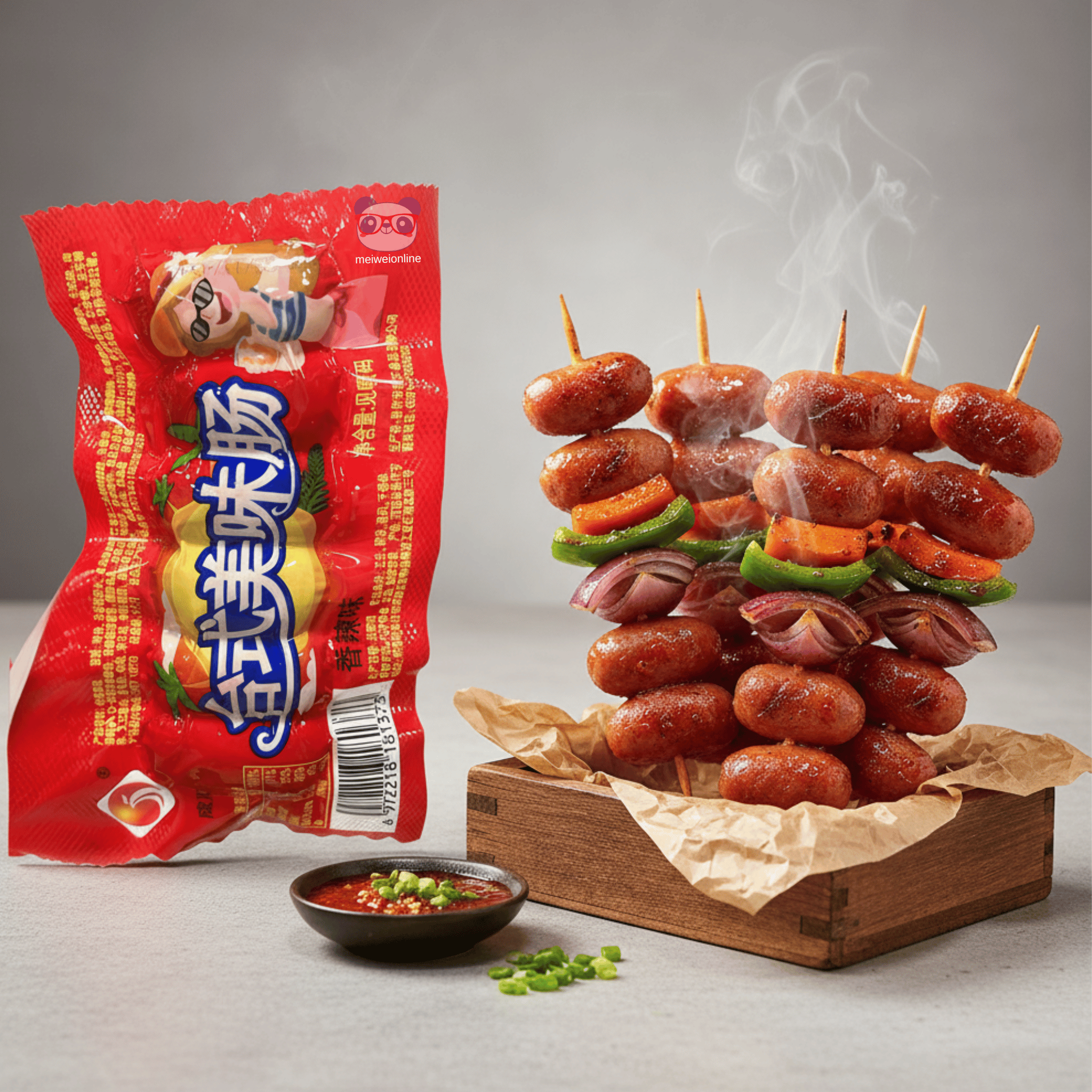 Mini Salsicha Sabor Tomate HanShi 合式美味肠 18g