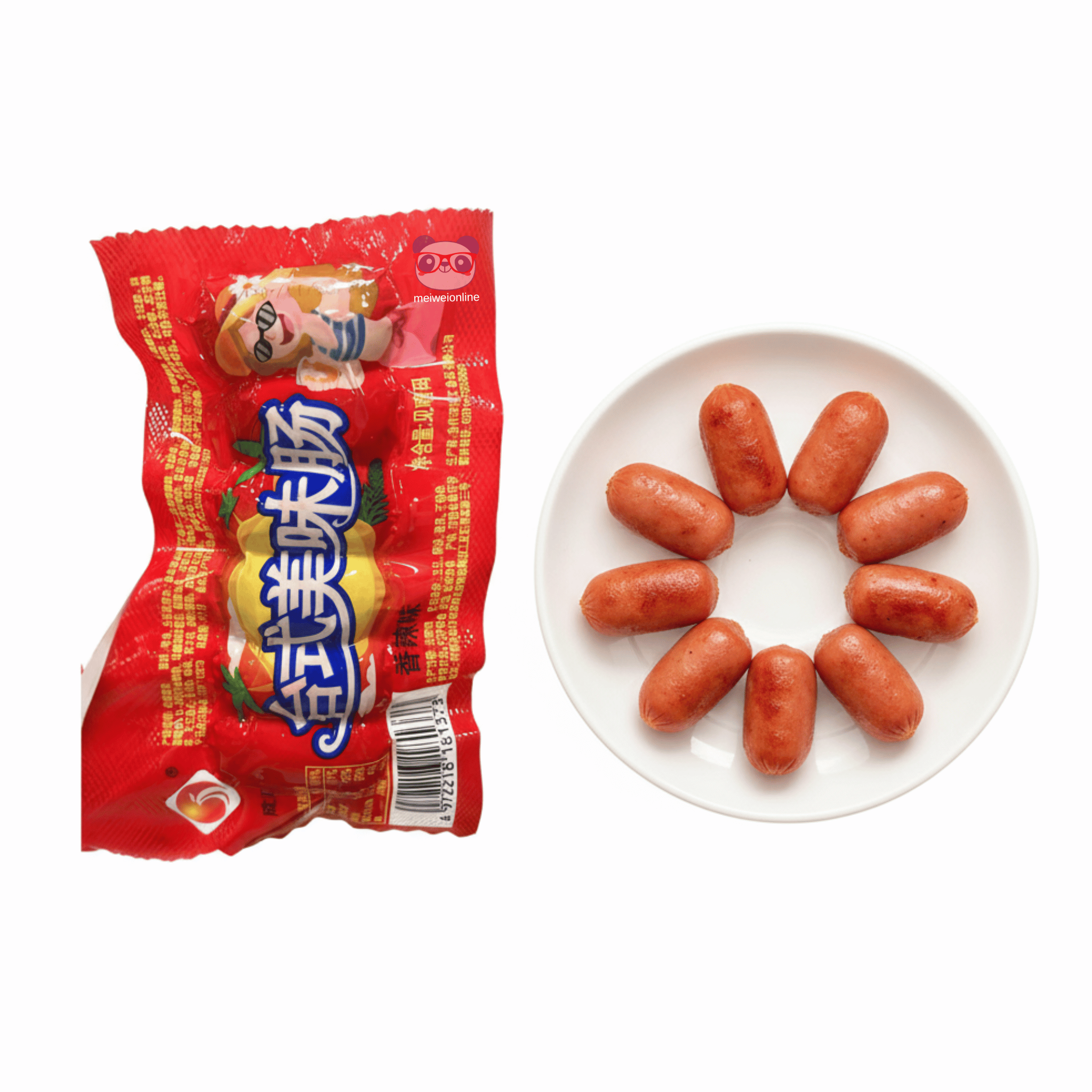 Mini Salsicha Sabor Tomate HanShi 合式美味肠 18g
