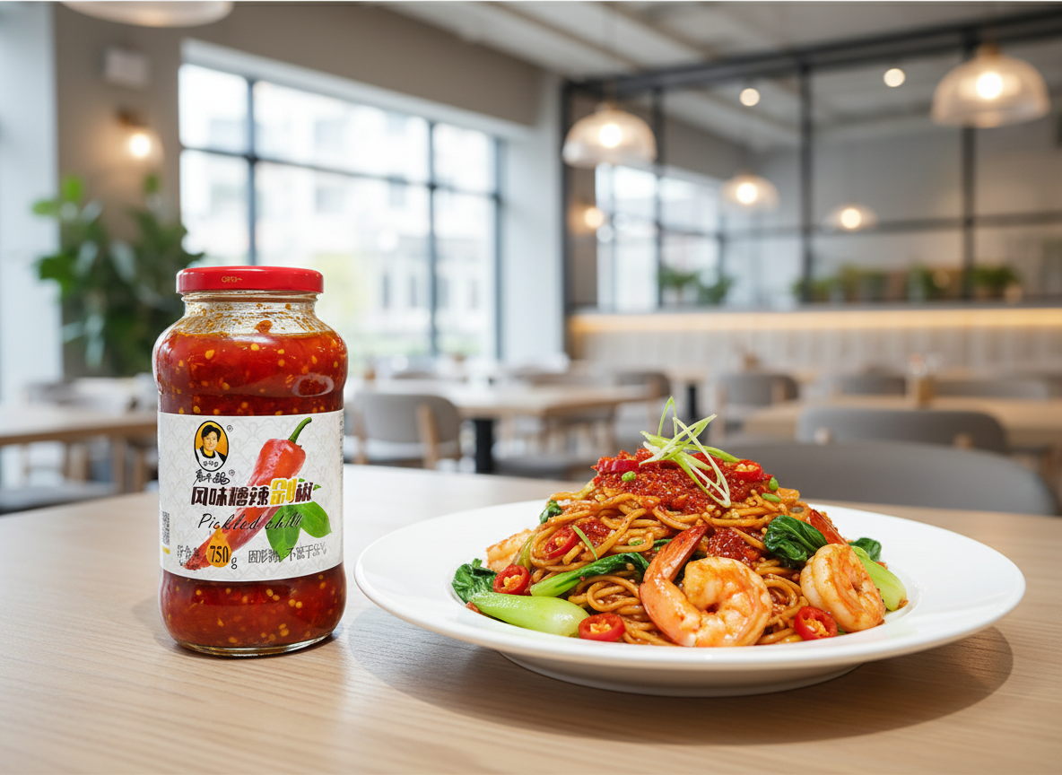 Molho de pimenta (老干妈风味糟辣剁椒) - Lao Gan Ma 750g