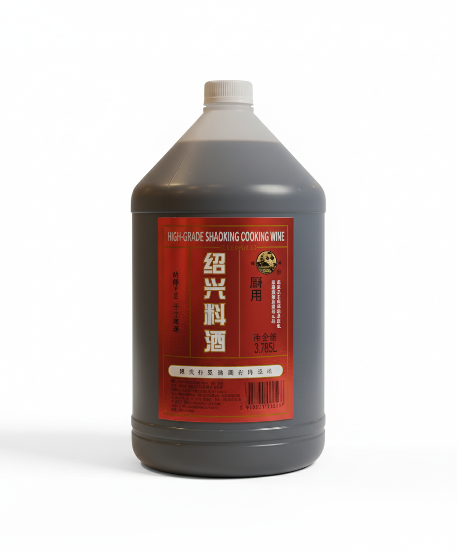 Vinho de arroz (Shaoxing)  (白塔厨用绍兴料酒) - Gu Yue Long Shan 3L