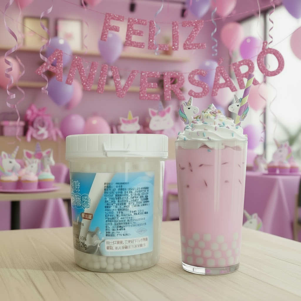 Popping Boba Iogurte (Explosão de Frutas) 1.2kg 优格味爆爆珠