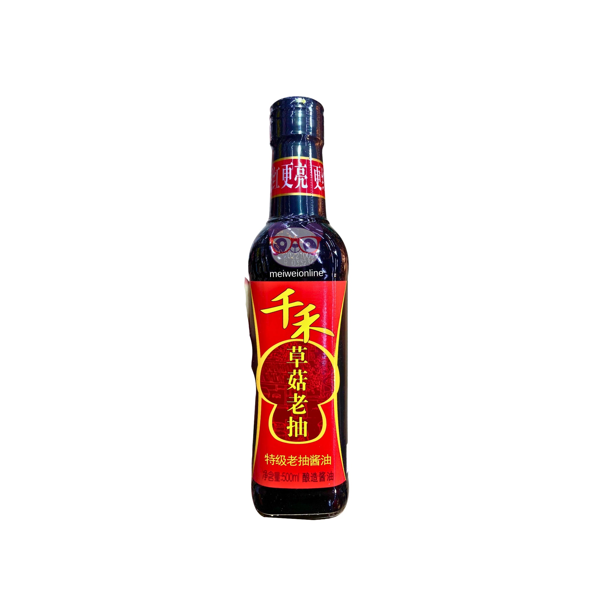 Shoyu Molho de soja escuro com cogumelo (dark soy sauce) - Qianhe 500ml