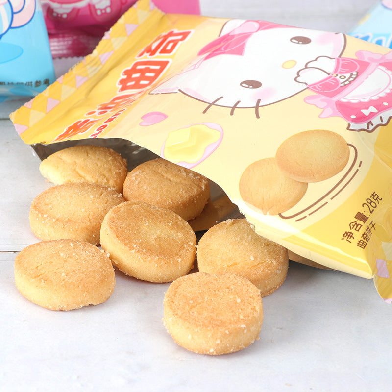 Biscoito sabor manteiga Hello Kitty 28g