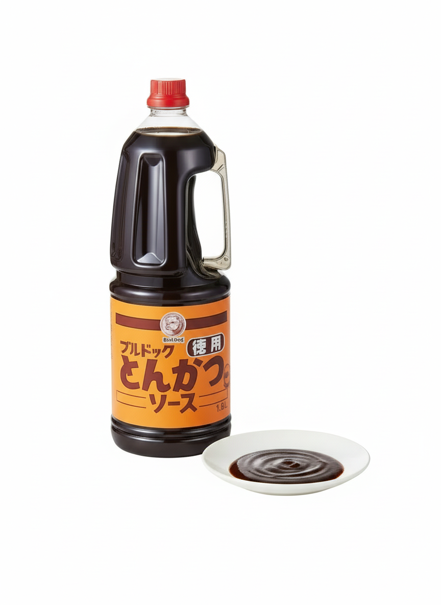 Molho Tonkatsu Bull-Dog Profissional 1,8L – ブルドック とんかつソース 徳用 –