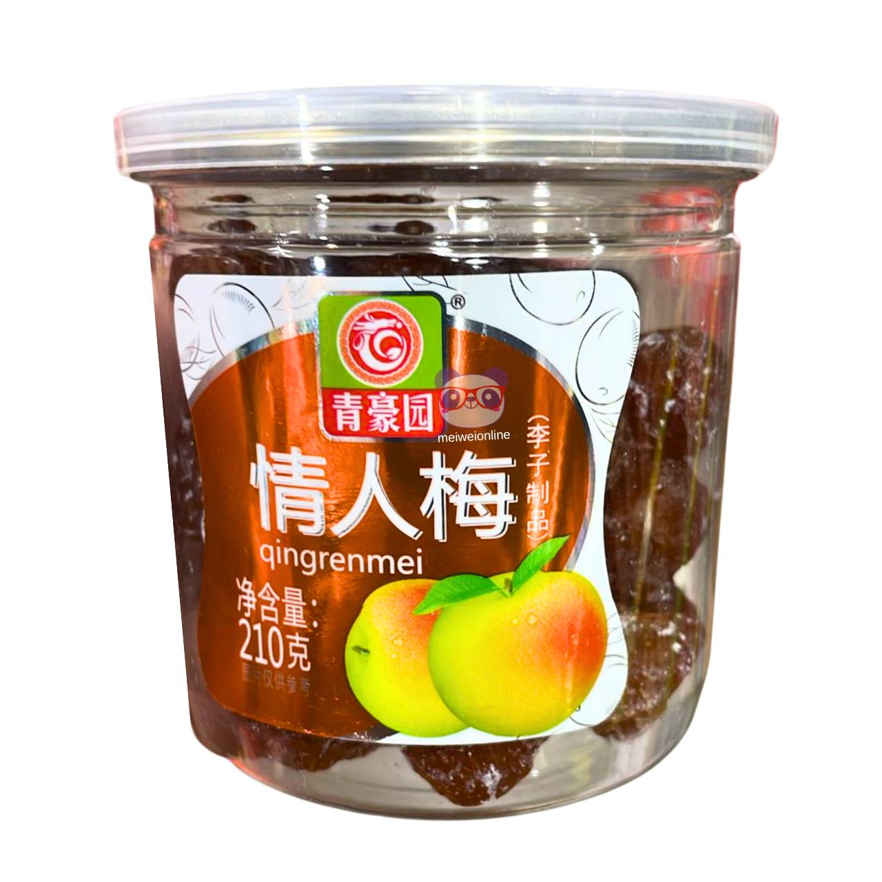 Ameixa verde fermentada (Qingrenmei) - Qing Hao Yuan 210g