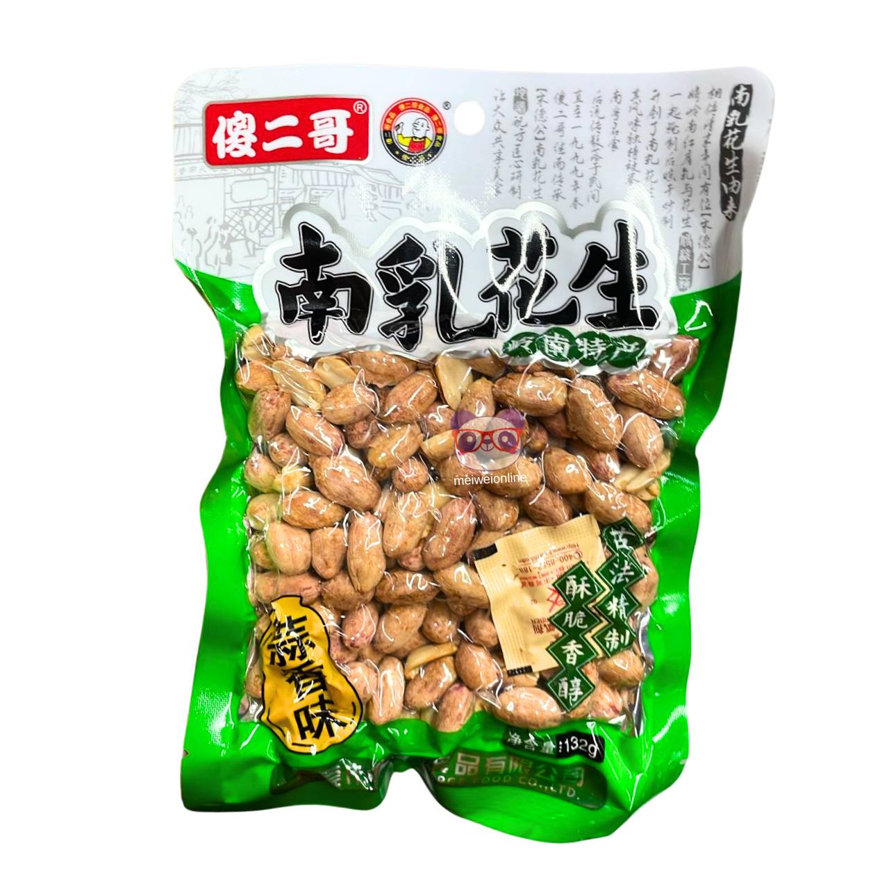 Amendoim sabor tofu fermentado e alho - ShaErGe 132g
