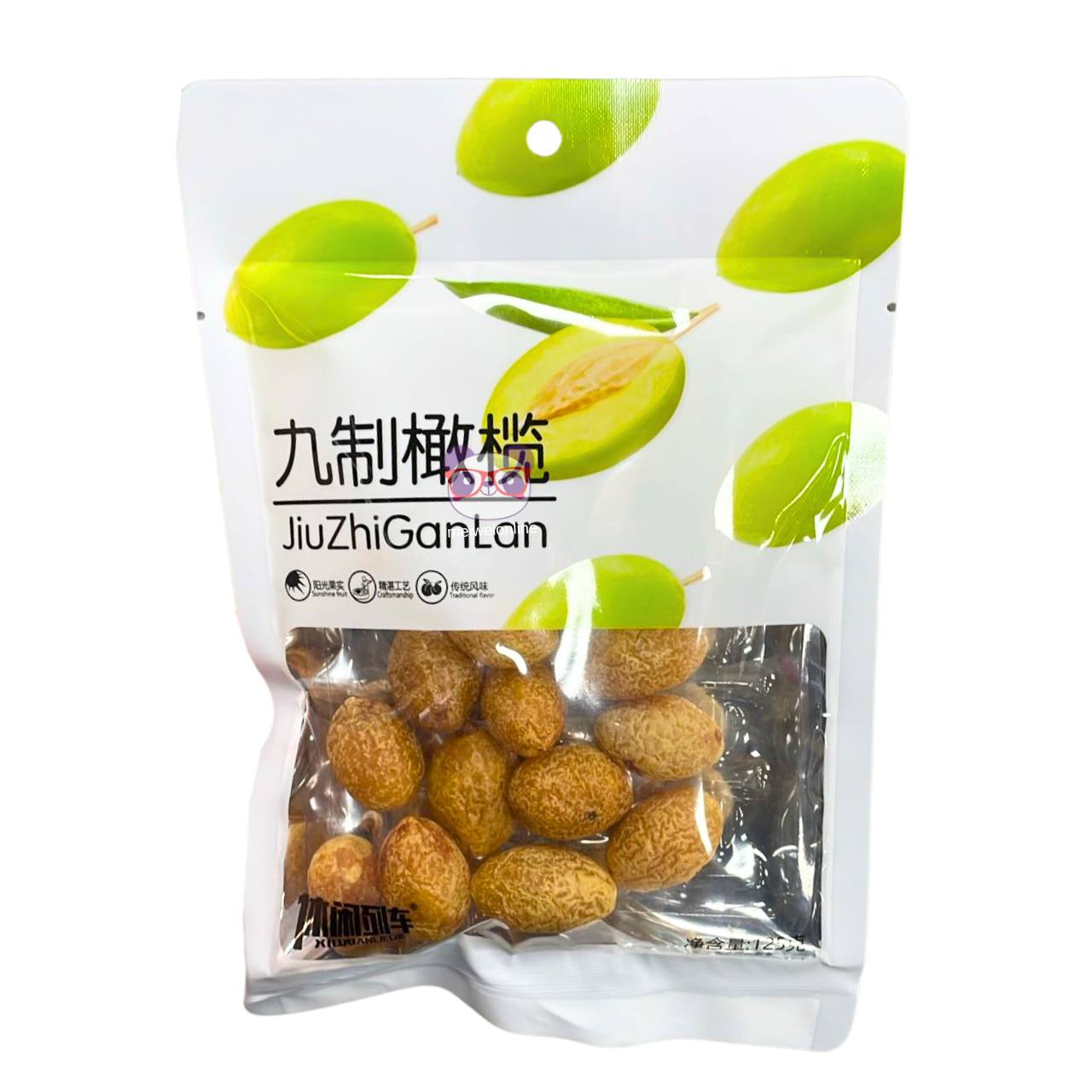 Azeitona doce desidratada (Jiuzhi ganlan) - Xiu Xian Lieche 125g