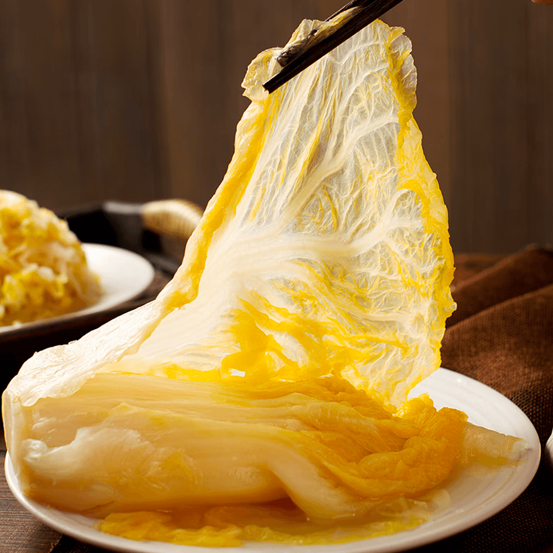 Repolho chinês em conserva (Suan Cai) - Cui Hua 750g