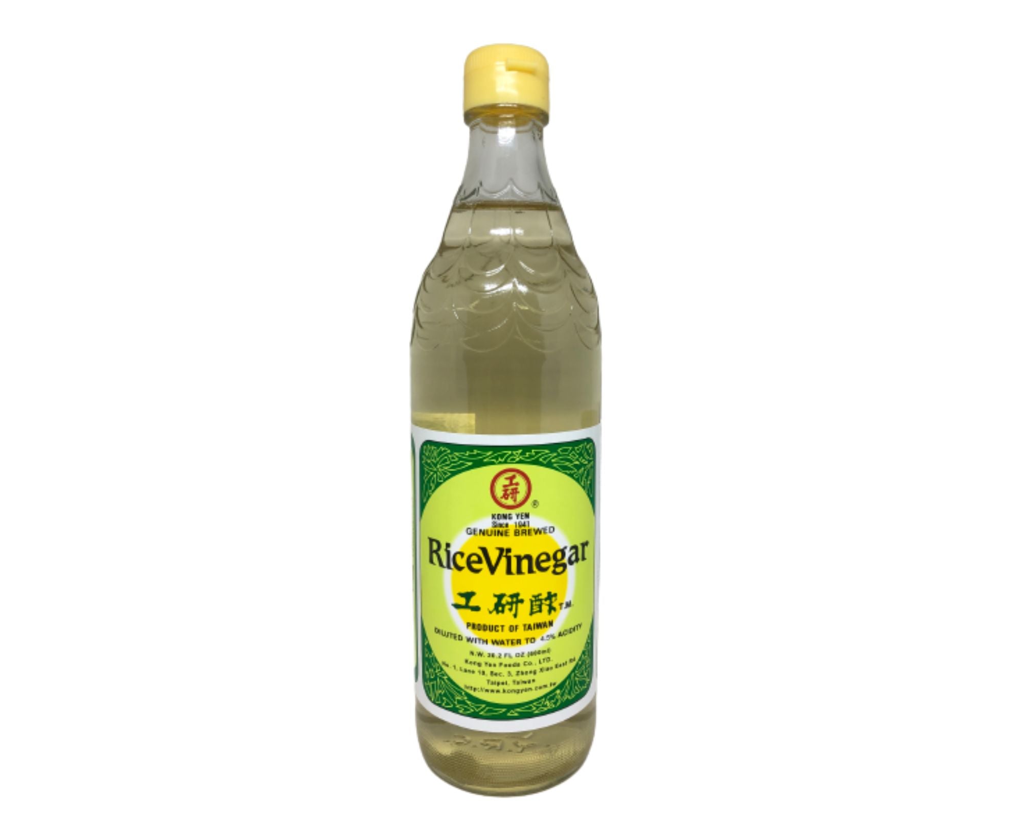 Vinagre De Arroz (Rice Vinegar) Taiwan - Kong Yen 600ml