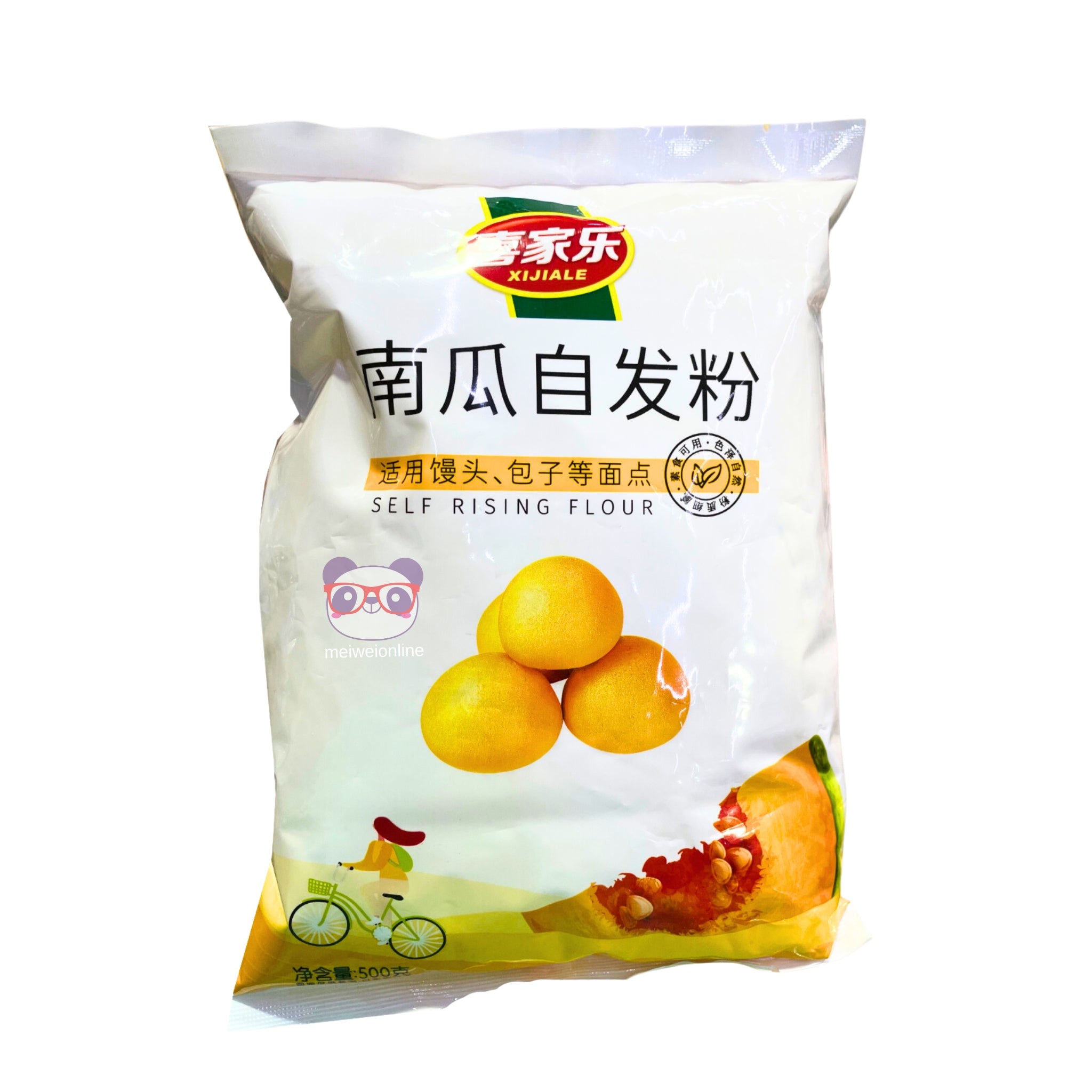 Farinha de abóbora com fermento - Xijiale 500g