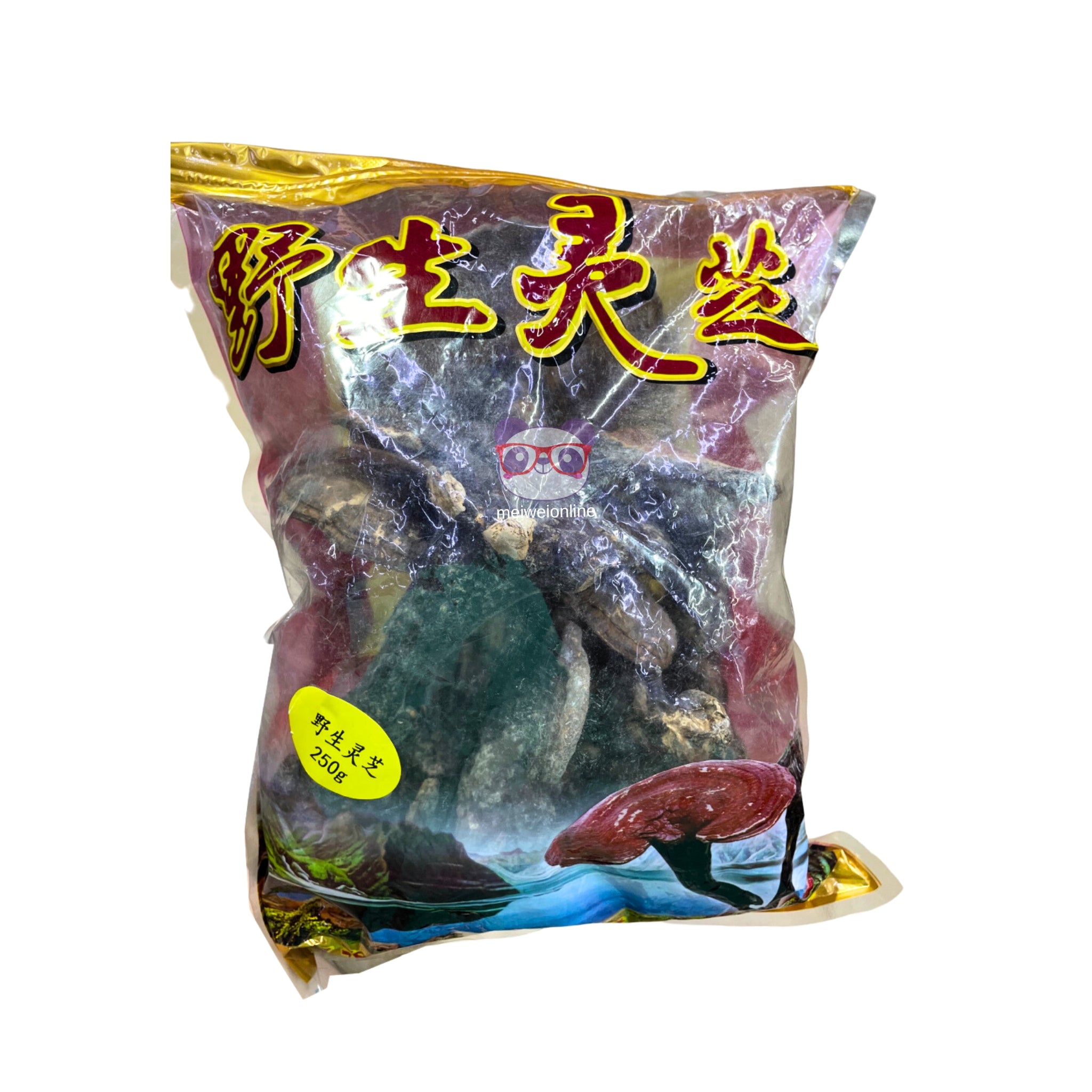 Cogumelo Ganoderma Lucidum (Reishi) fatiado - Wenzhou Runhua 250g