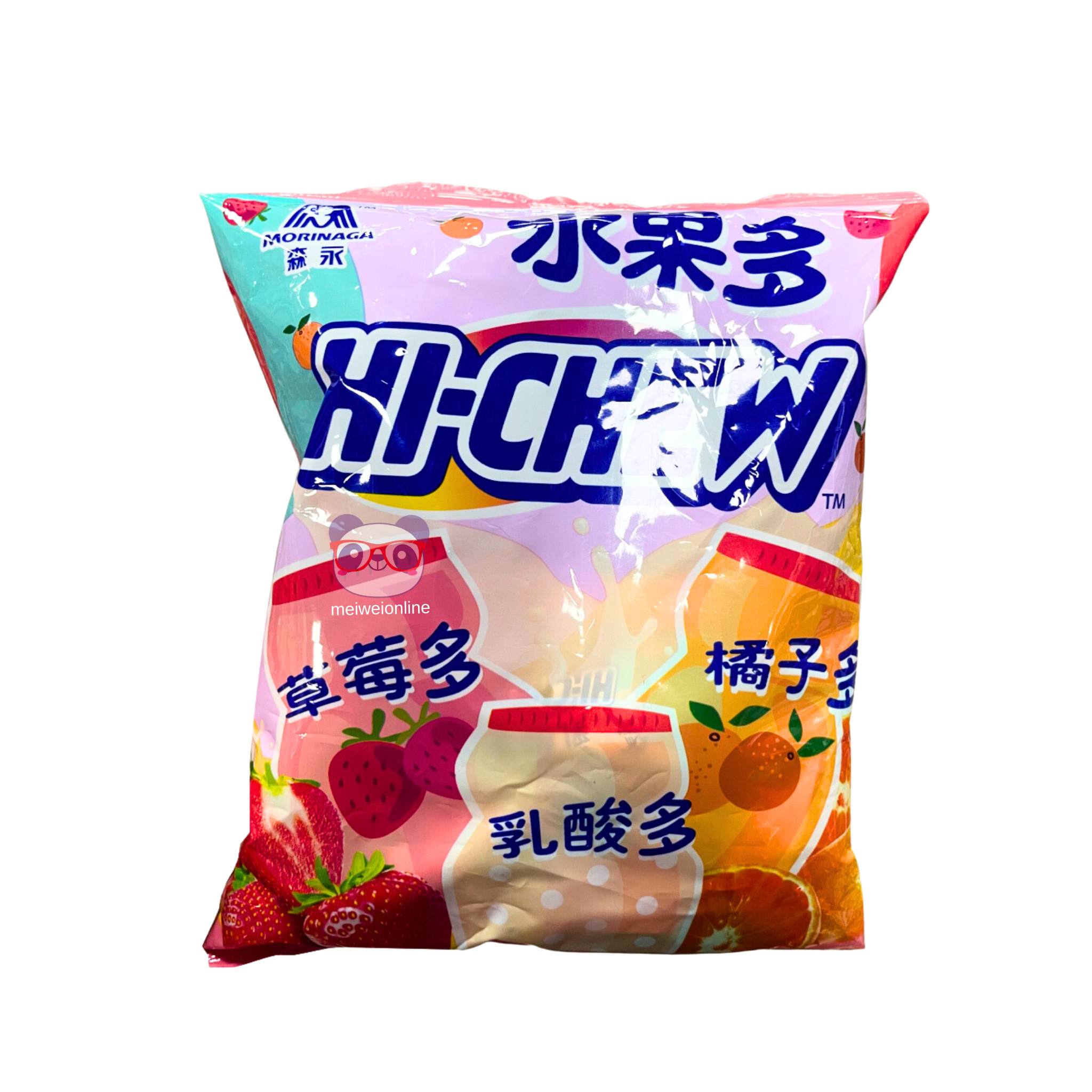 Bala de iogurte sabor frutas - Morinaga 110g