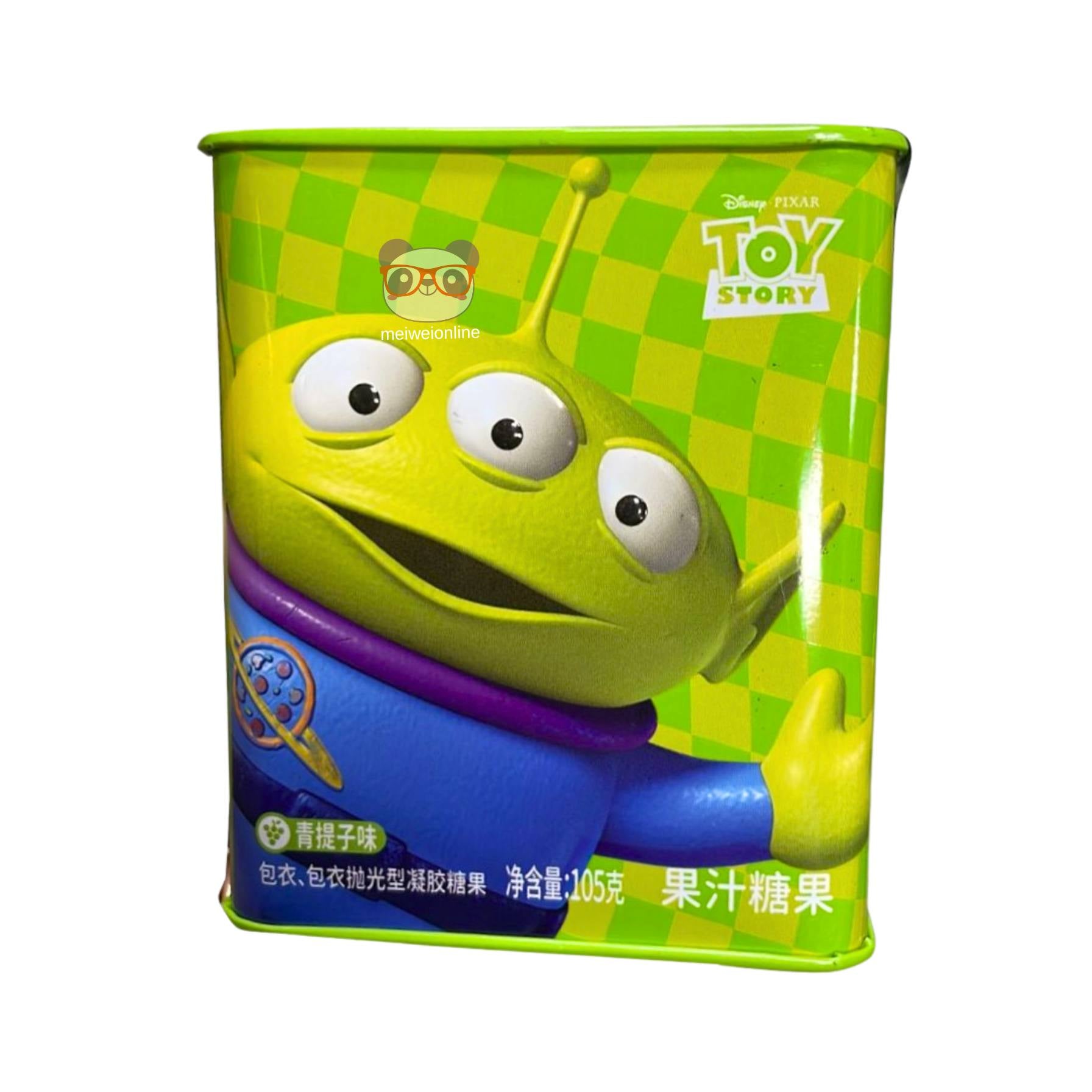 Bala sabor uva verde Alien Toy Story 105g
