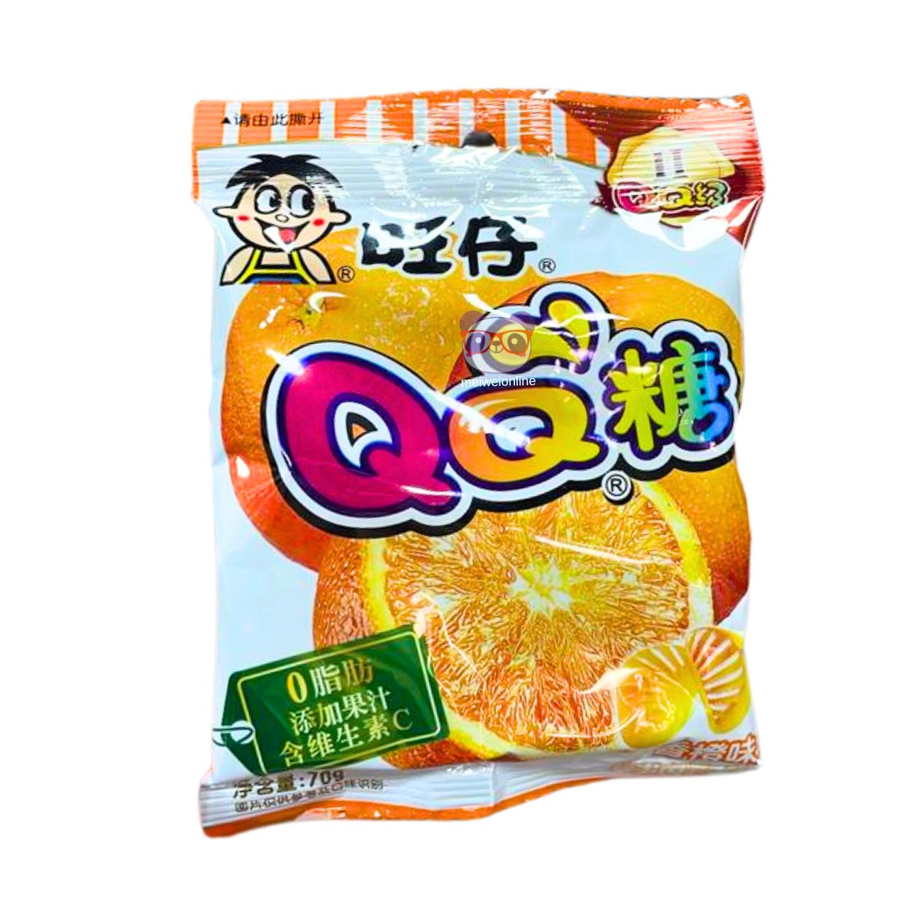 Bala de goma sabor laranja - Want Want 70g