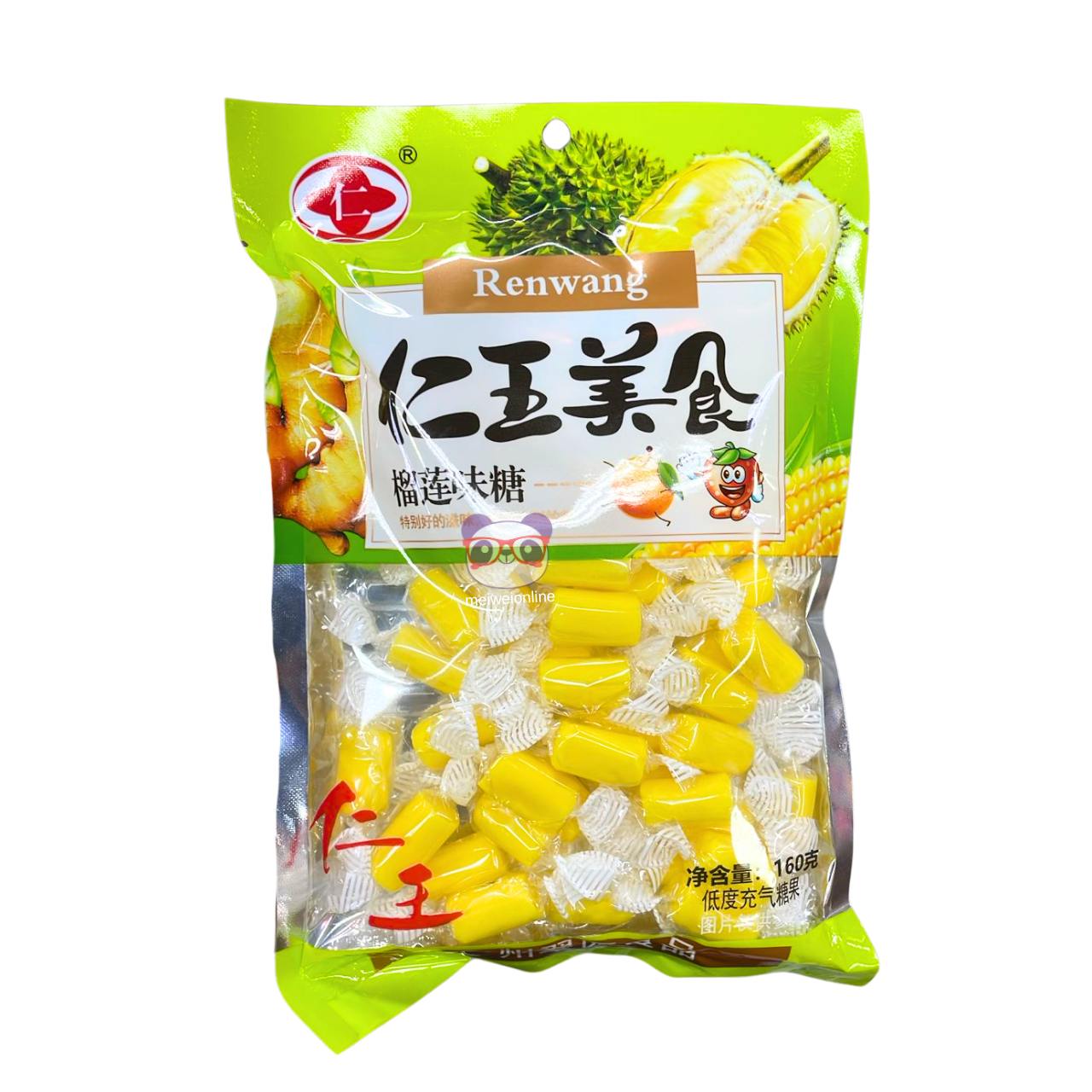 Bala de Durião (Durian fruta asiática) - Renwang 160g