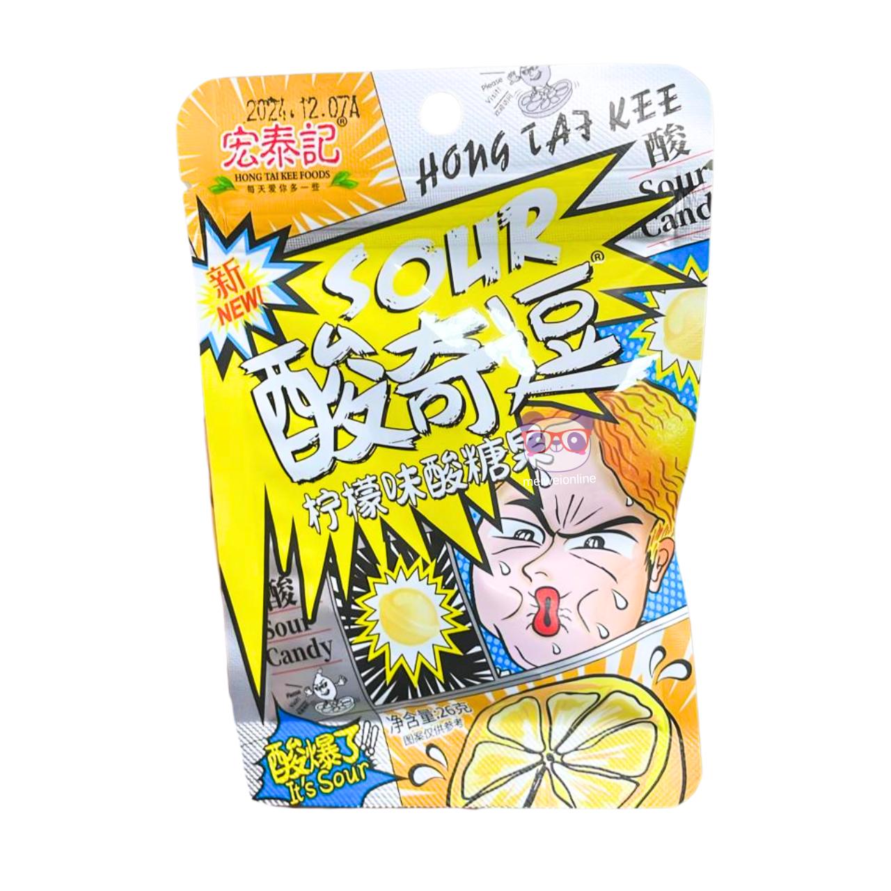 Bala super azeda sabor limão - Hong Tai Kee 26g