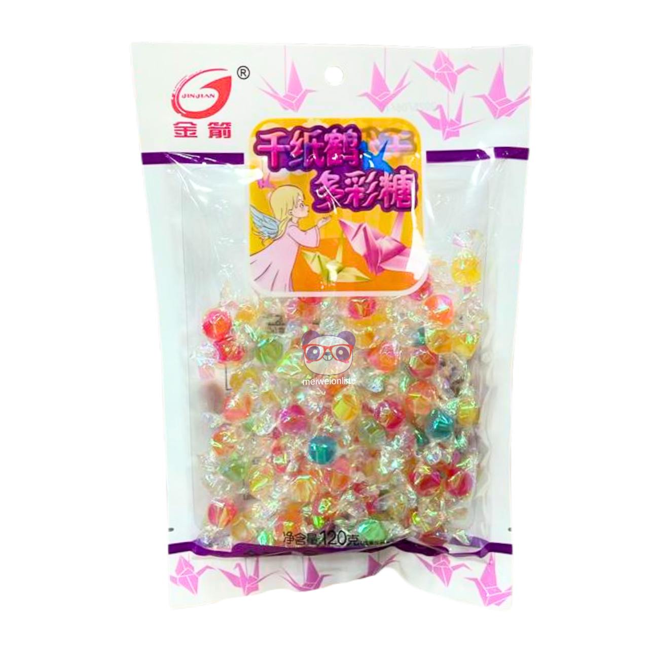 Balas coloridas sortidas Tsuru - JinJian 120g