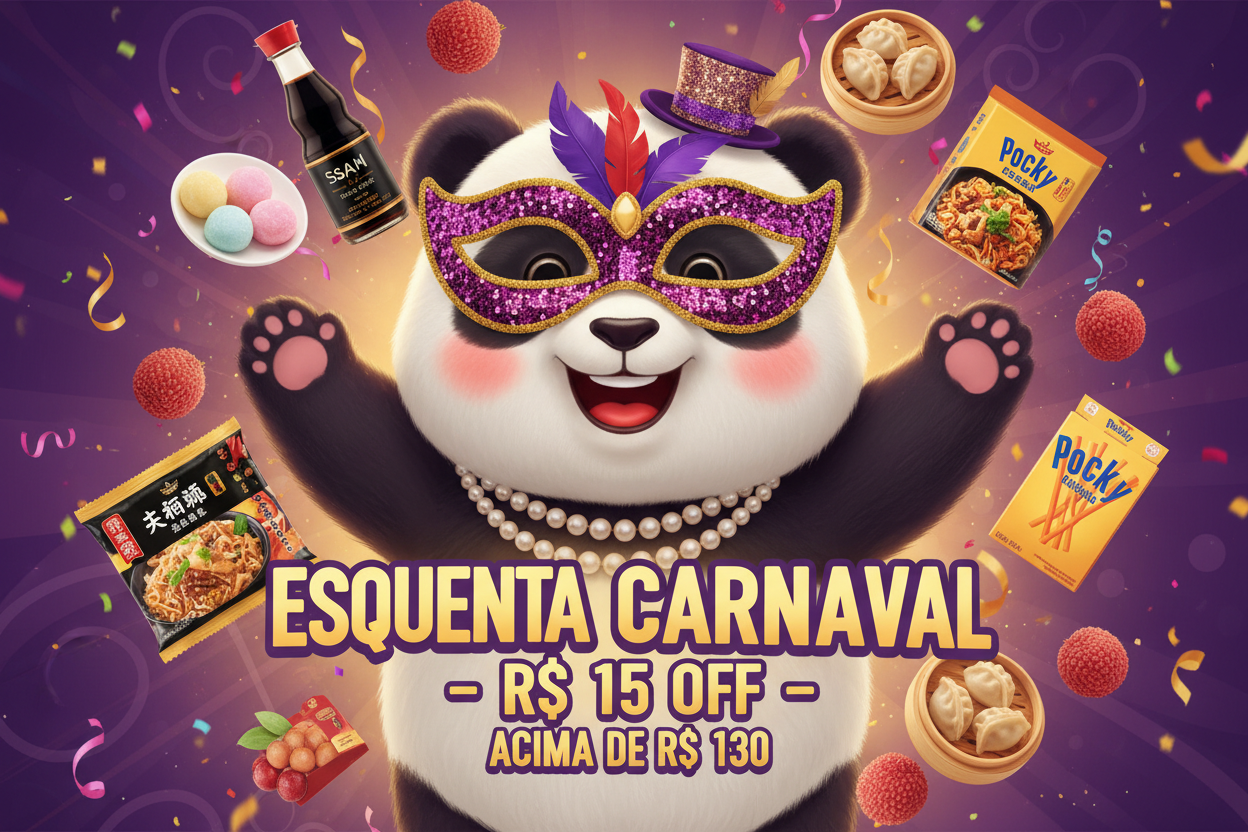 Banner Festivo - Panda Carnaval