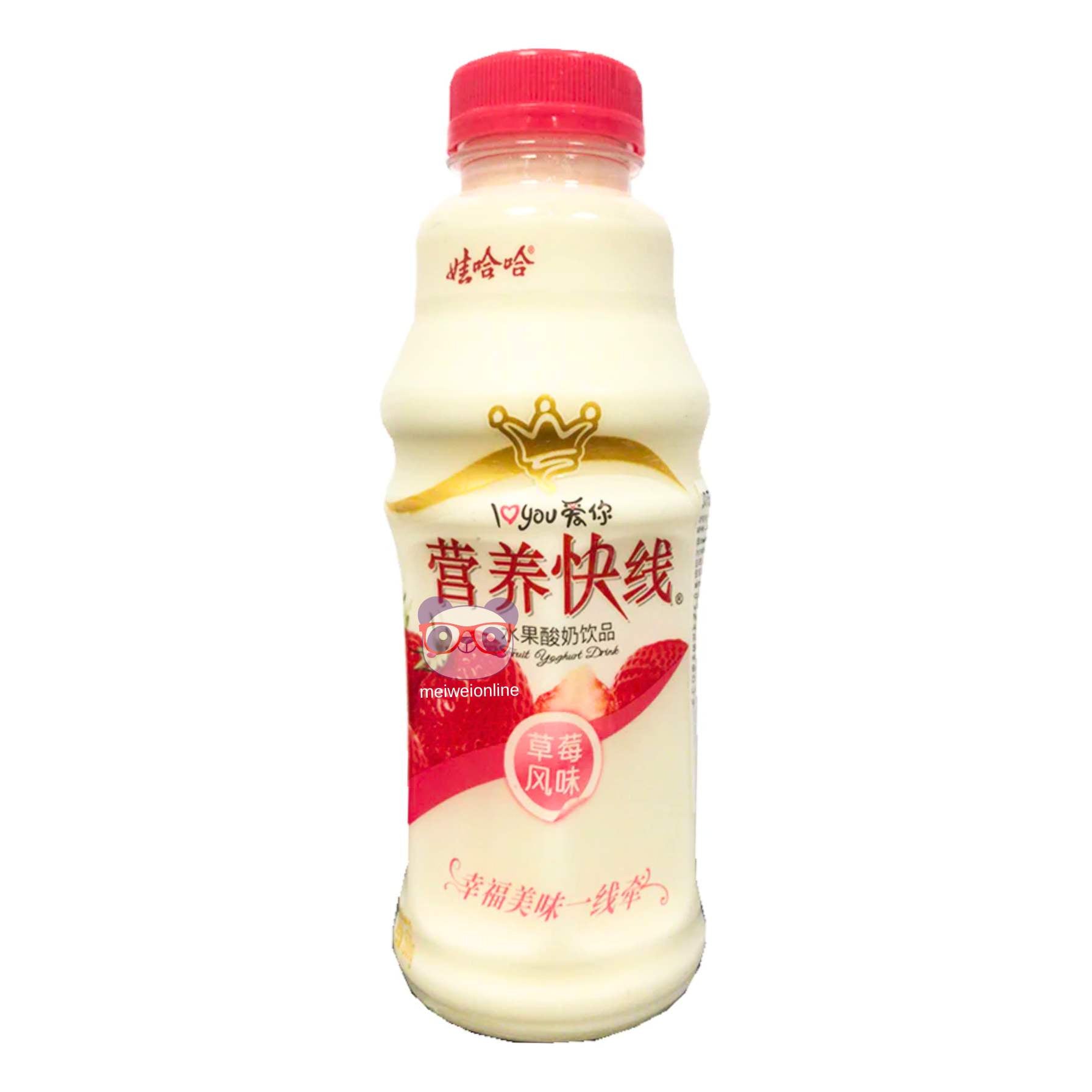 Bebida a base de leite sabor morango - Wahaha 500ml