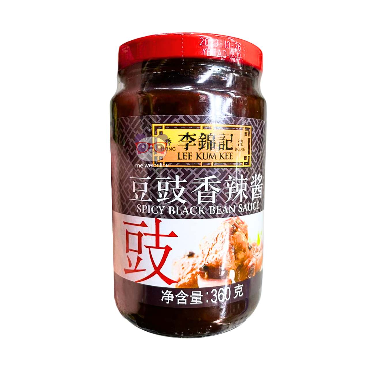 Molho de feijão preto picante (black bean spicy) - Lee Kum Kee 360g