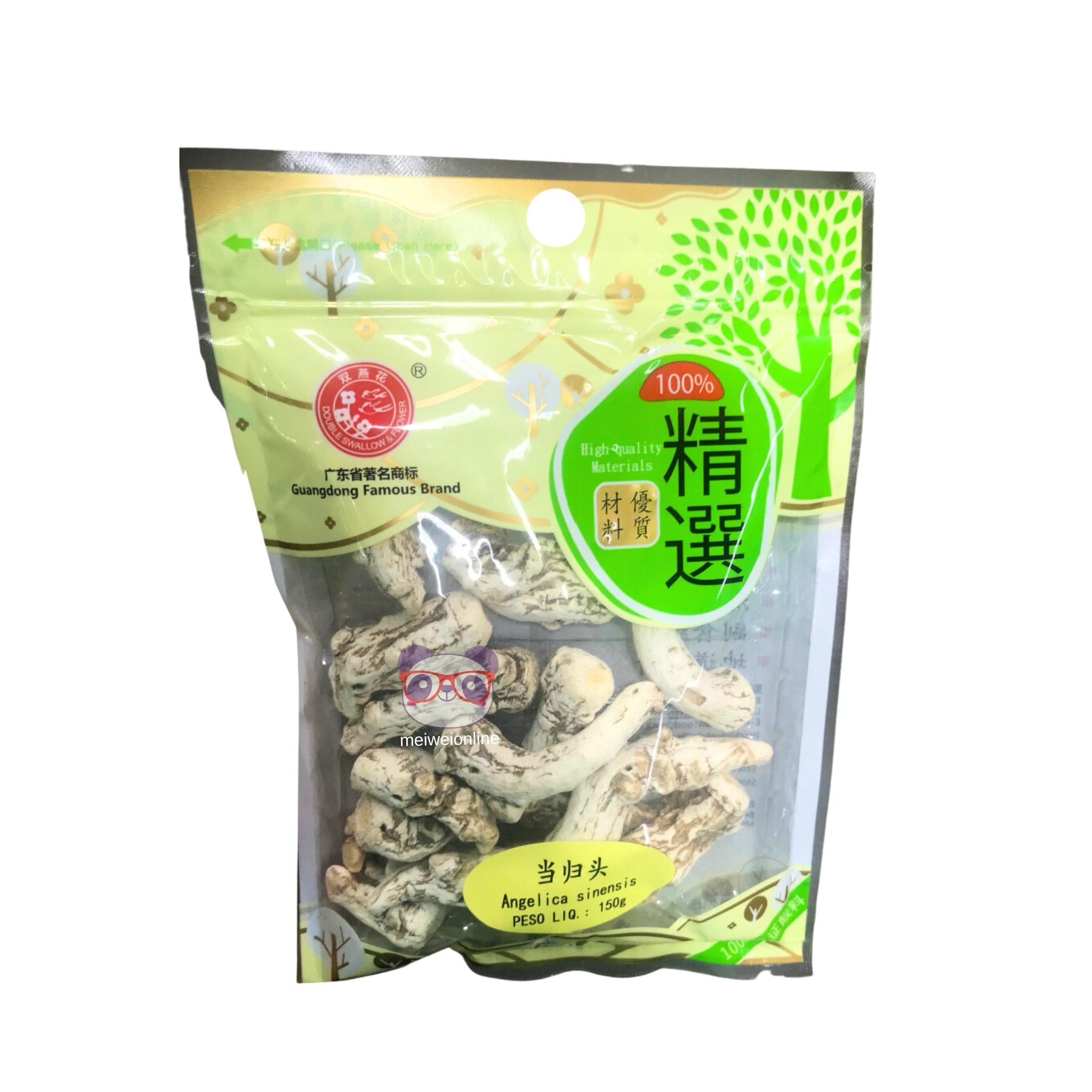 Raiz inteira de Angélica Sinensis (Dang Gui) - Guangdong 150g