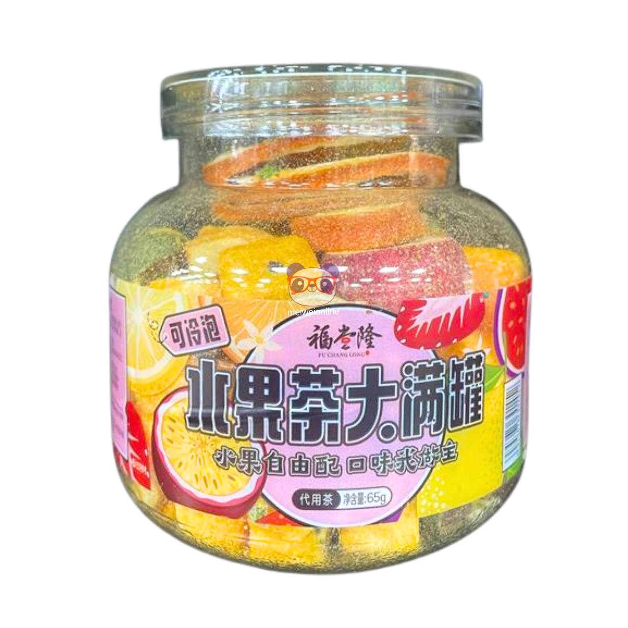 Fatias de frutas desidratadas - Fu Chang Long 65g
