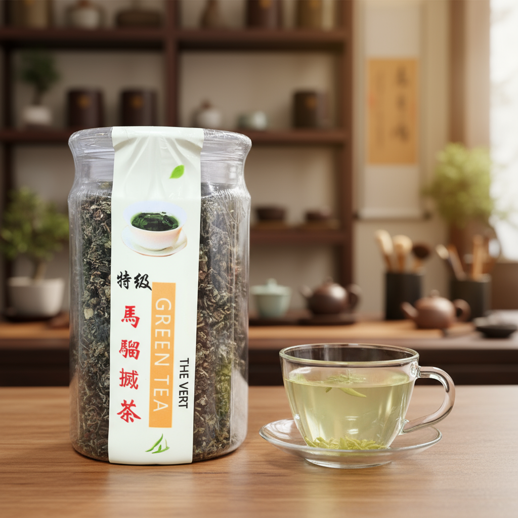 Chá Folhas Verde com Oolong Premium 250g - 特级 马蹄菁茶