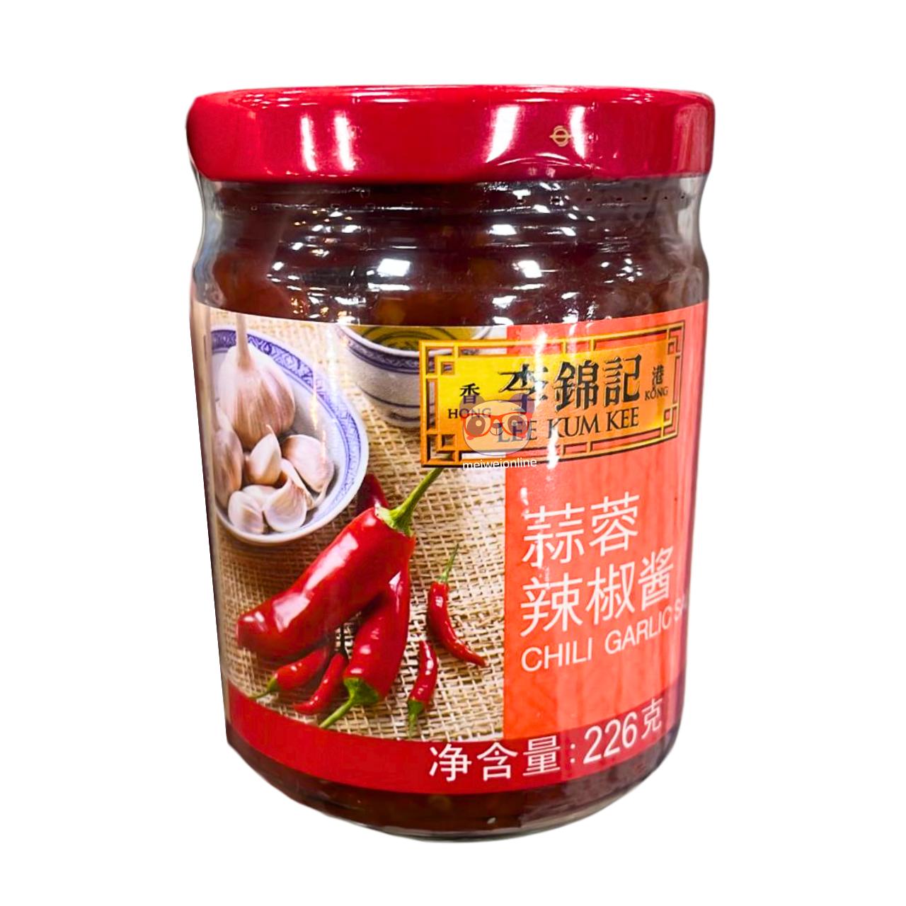 Molho de pimenta e alho (Chilli Garlic Sauce) - Lee Kum Kee 226g (VENCIMENTO PRÓXIMO)