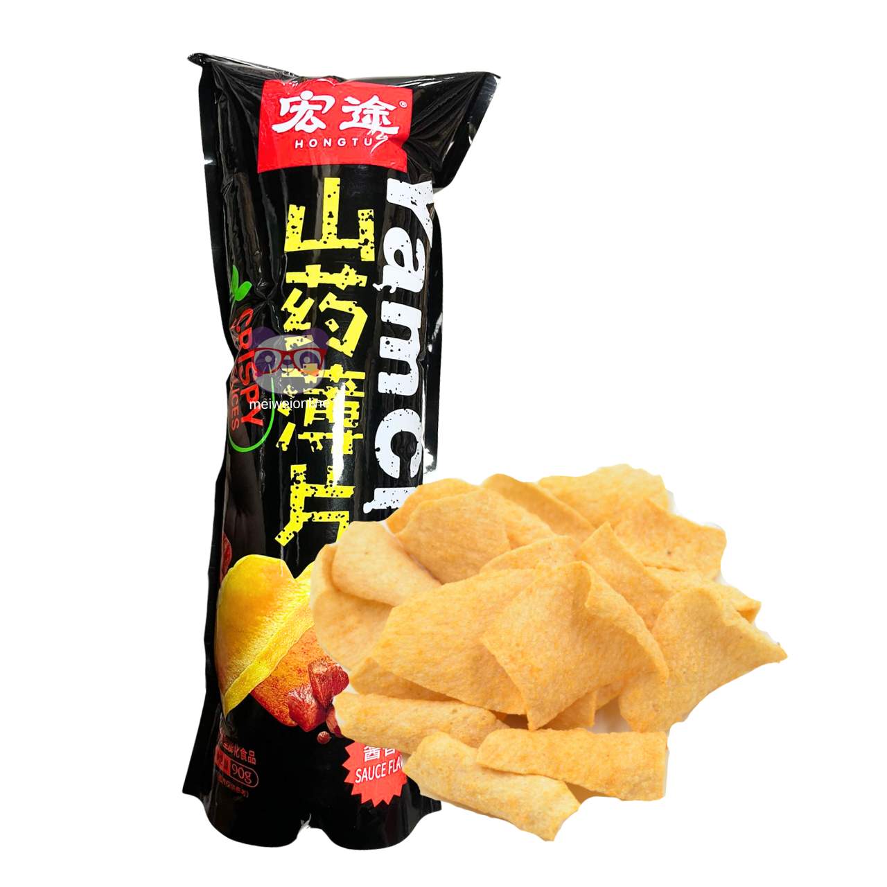 Chips de inhame temperado - HongTu 90g