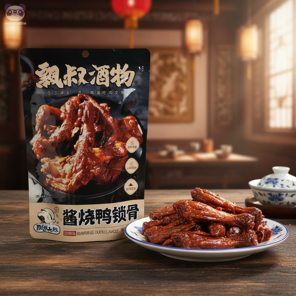 Clavícula de Pato Agridoce Picante 108g - 默厚大叔 酱烧鸭锁骨 甜辣味