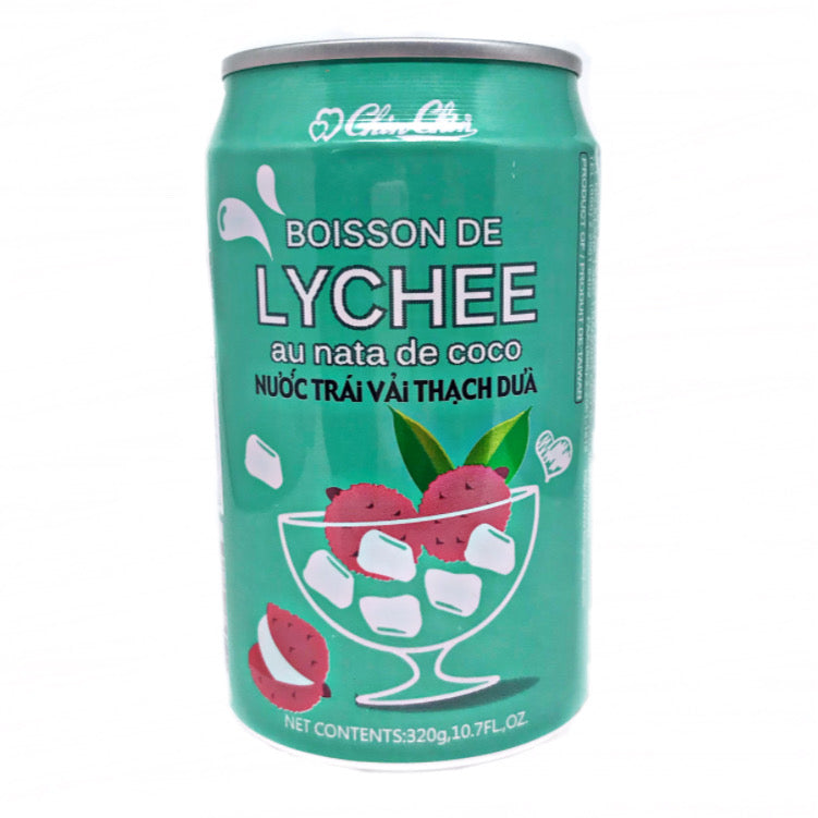 Suco de lichia com nata de coco - Chin Chin - 315ml
