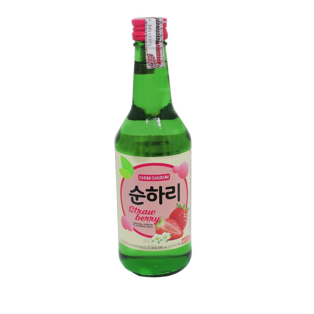 Soju sabor Morango (Strawberry) - Chum Churum 360ml