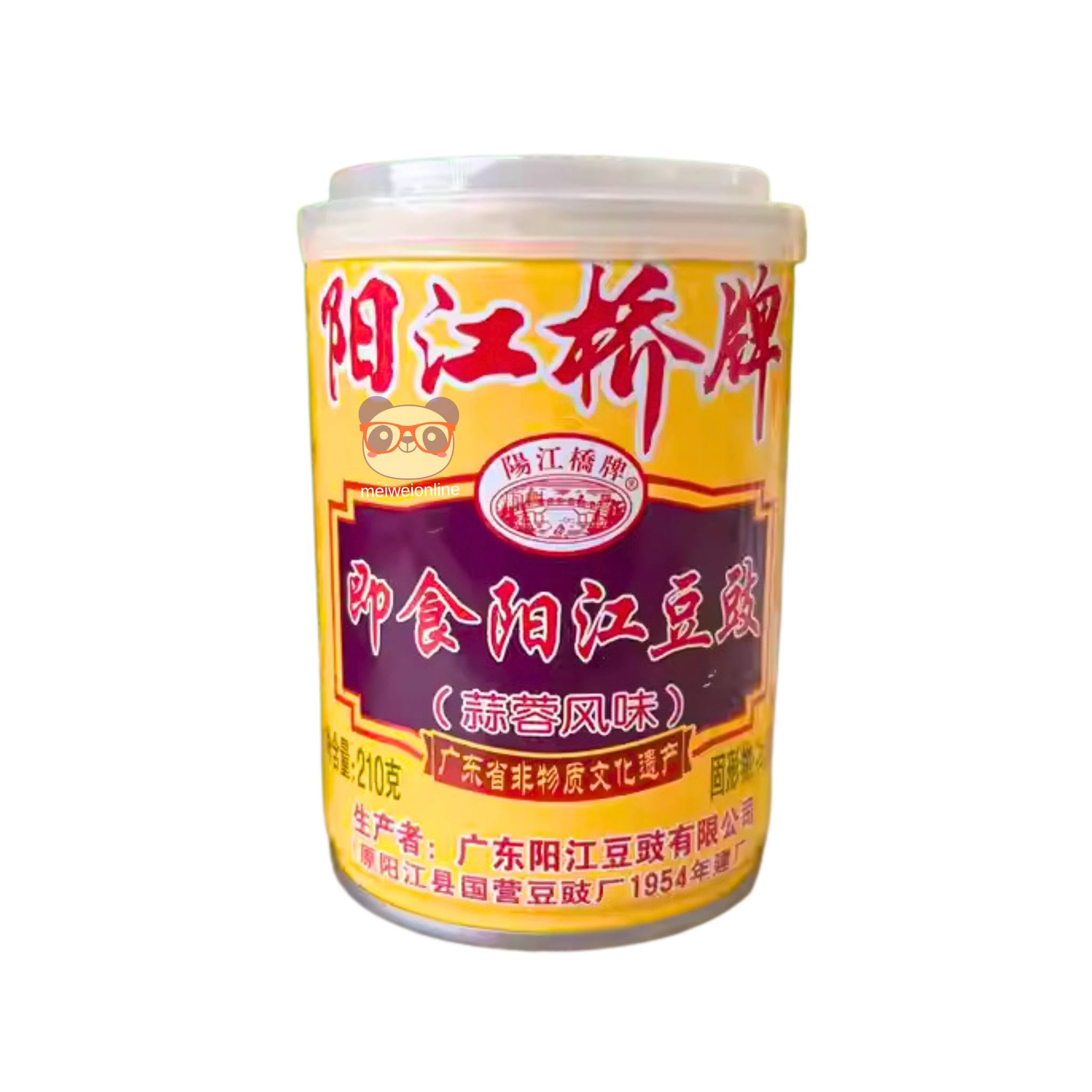 Molho instantâneo Yangjiang Douchi sabor alho 210g