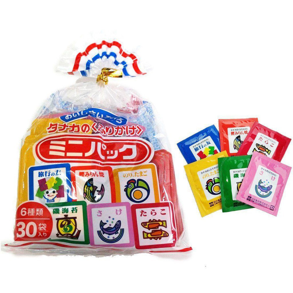 Furikake tempero para arroz - Mini Pack 30un Tanaka