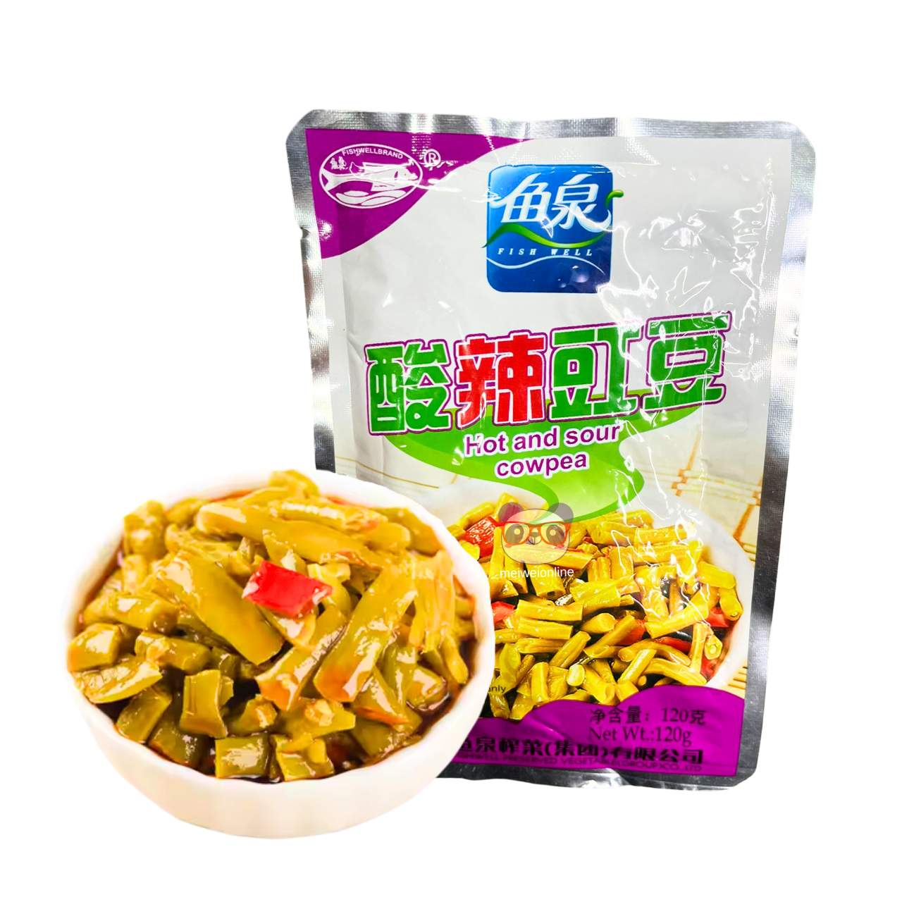 Feijão-caupi picante e azedo - Fish Well 120g