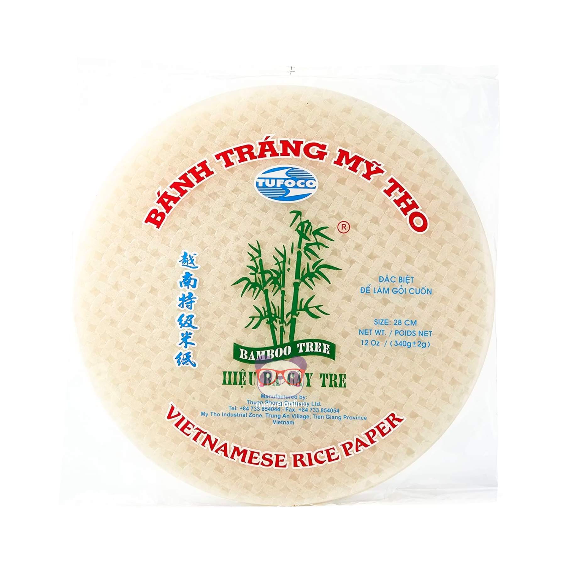 Papel de arroz redonda - Bamboo Tree 340g