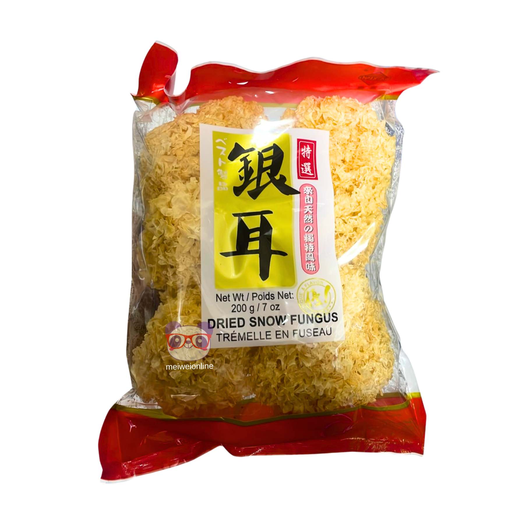 Fungo branco seco Tremella - Zhong Shan 200g