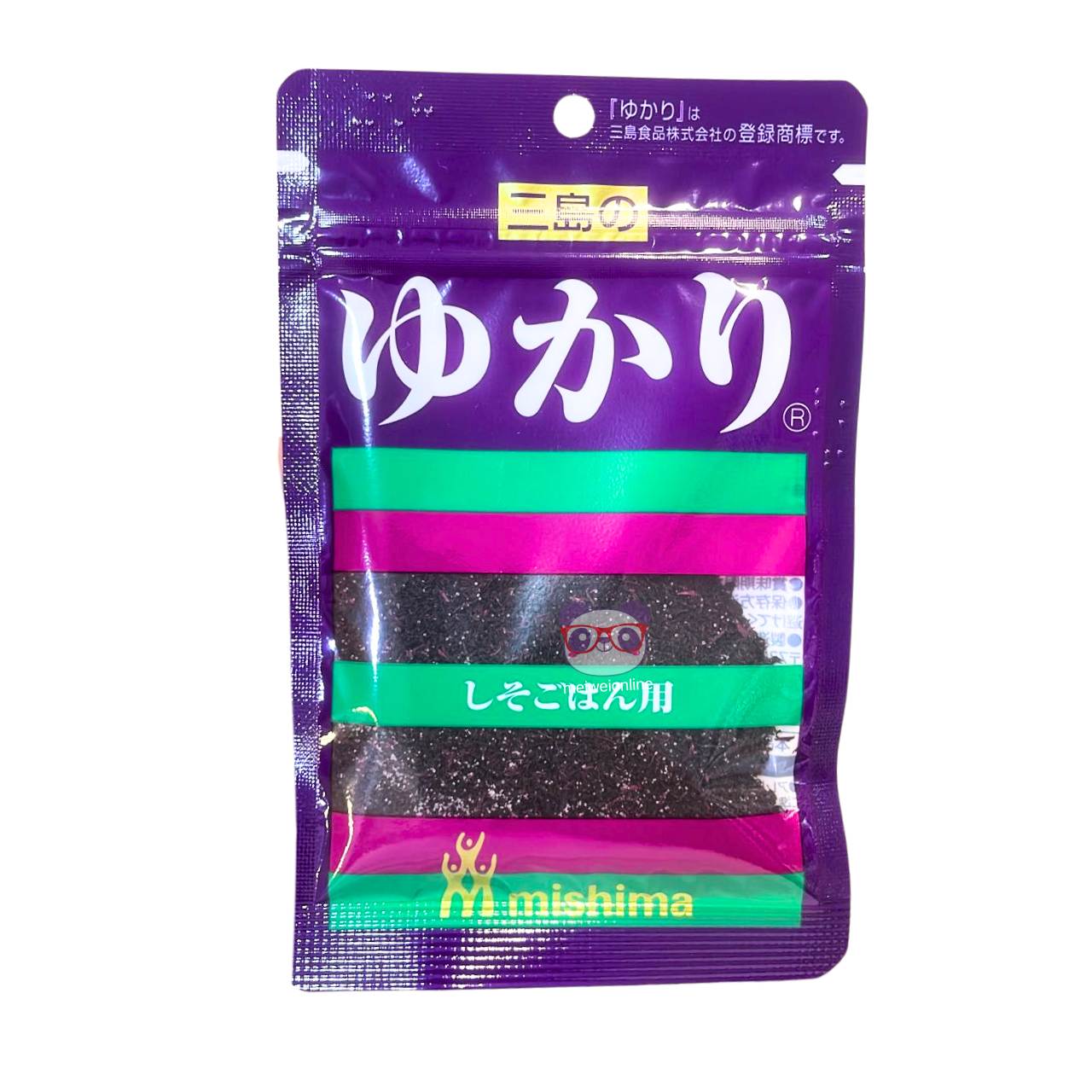 Furikake Yukari tempero para arroz folhas de gergelim - Daiso 22g