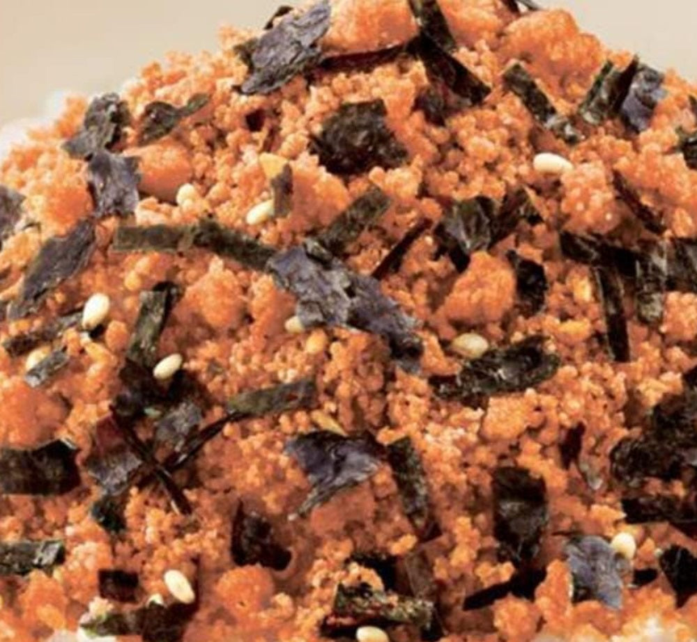 Furikake tempero para arroz sabor alga nori com ovas de peixe - Marumiya 20g