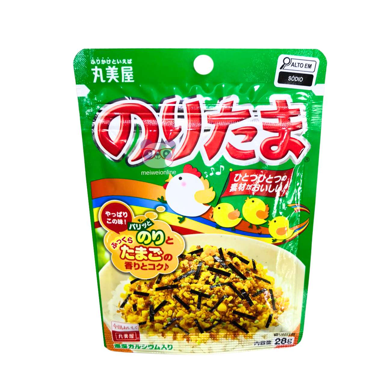 Furikake tempero para arroz sabor ovo - Marumiya 28g