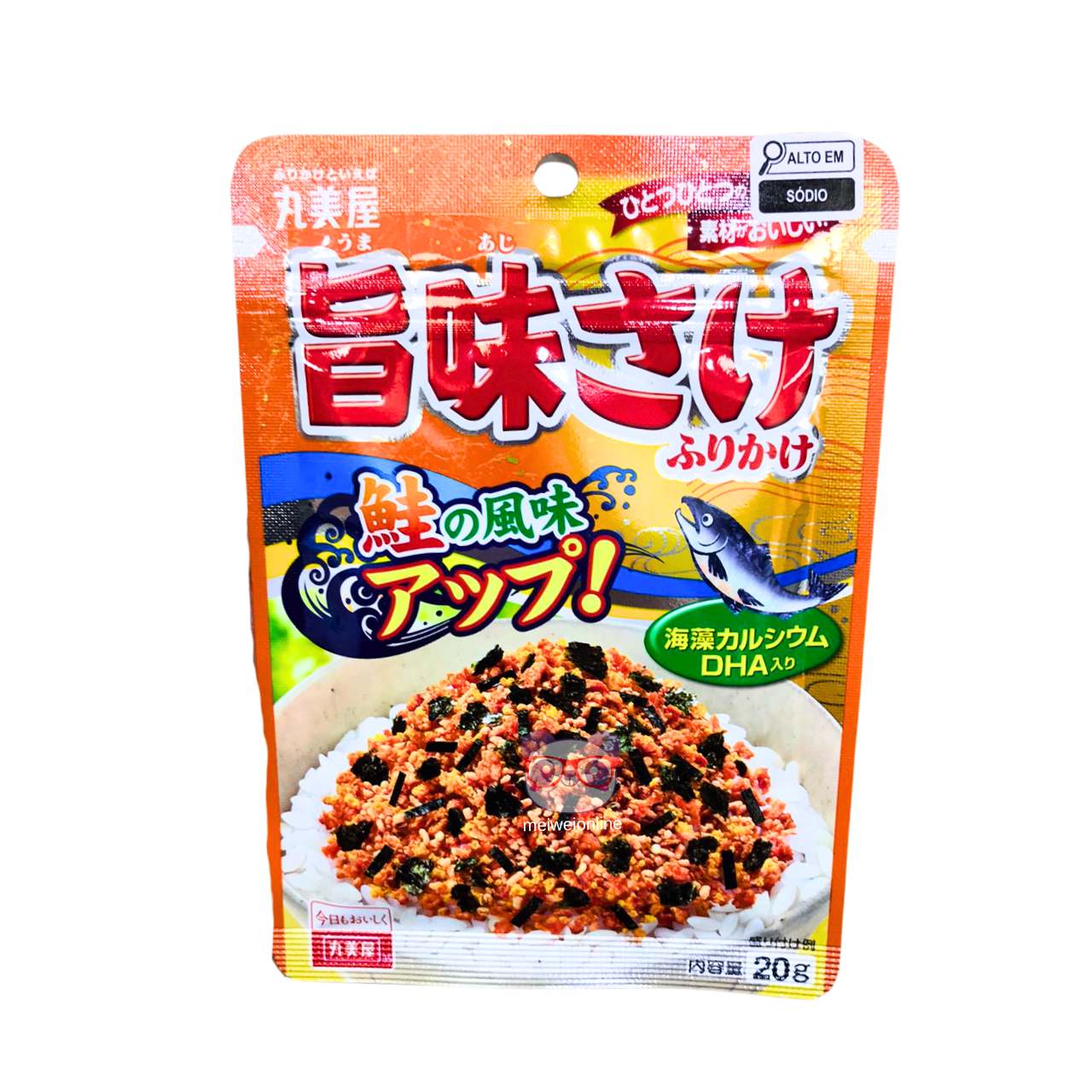 Furikake umaaji tempero para arroz sabor salmão - Marumiya 20g