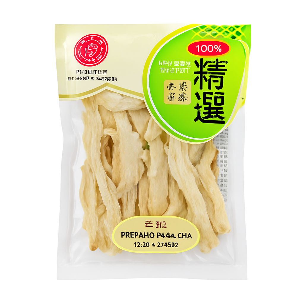 Mei Wei: Yu Zhu（玉竹）- Guangdong Famous Brand 100g - Embalagem em Fundo Branco