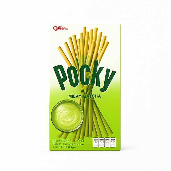 Pocky Matcha Green Tea Glico 35g - Biscoito Japonês Premium