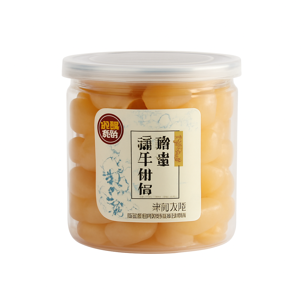 Mei Wei: Geleia de Tangerina com Mel（蜂蜜野生柑桔）- 甜心屋 220g - Embalagem em Fundo Branco