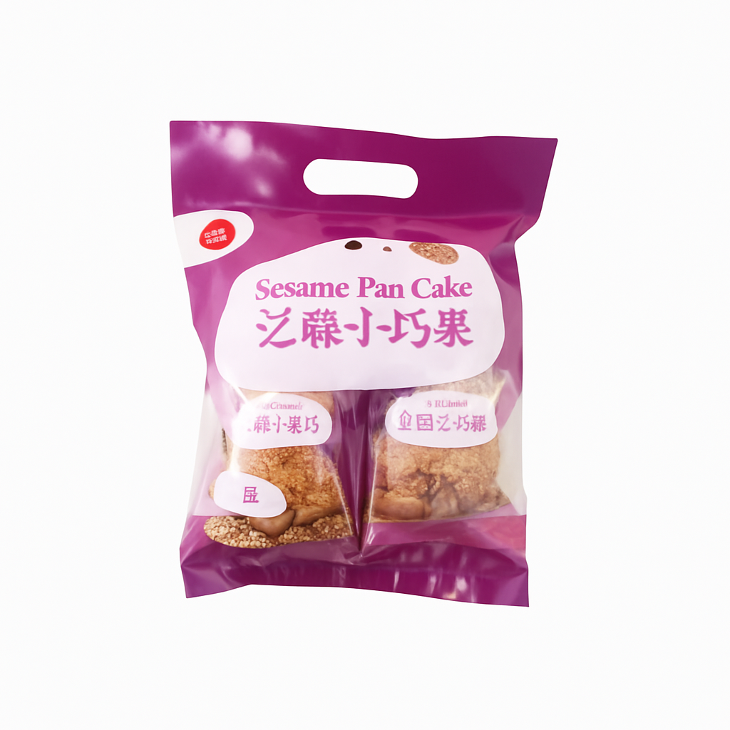 Mei Wei: Biscoito de Gergelim CHO FU（芝麻小麥）- 200g - Embalagem em Fundo Branco