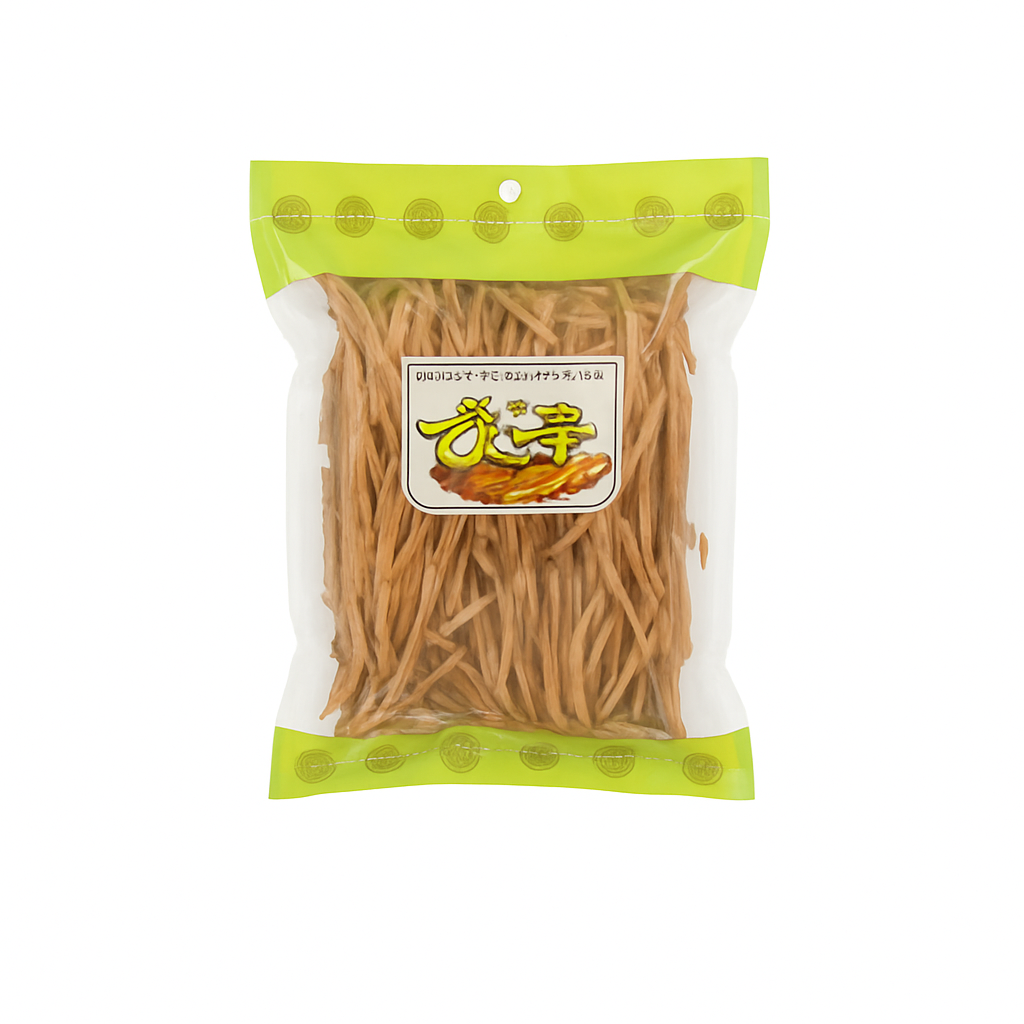 Mei Wei: Verdura de Lírio Seco（黄花菜）100g - Embalagem em Fundo Branco