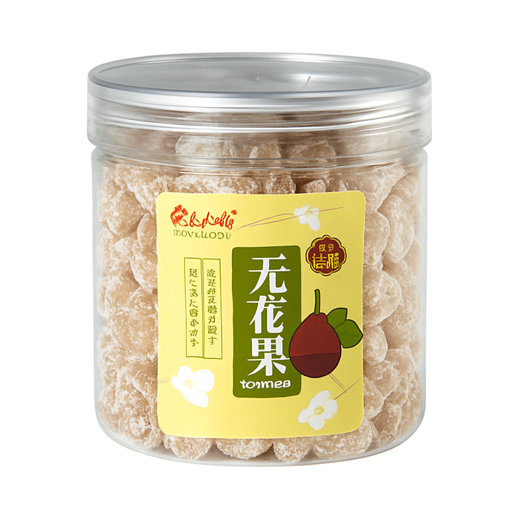 Mei Wei: Figo Seco Premium（无花果）- Farmers Grange 160g - Embalagem em Fundo Branco