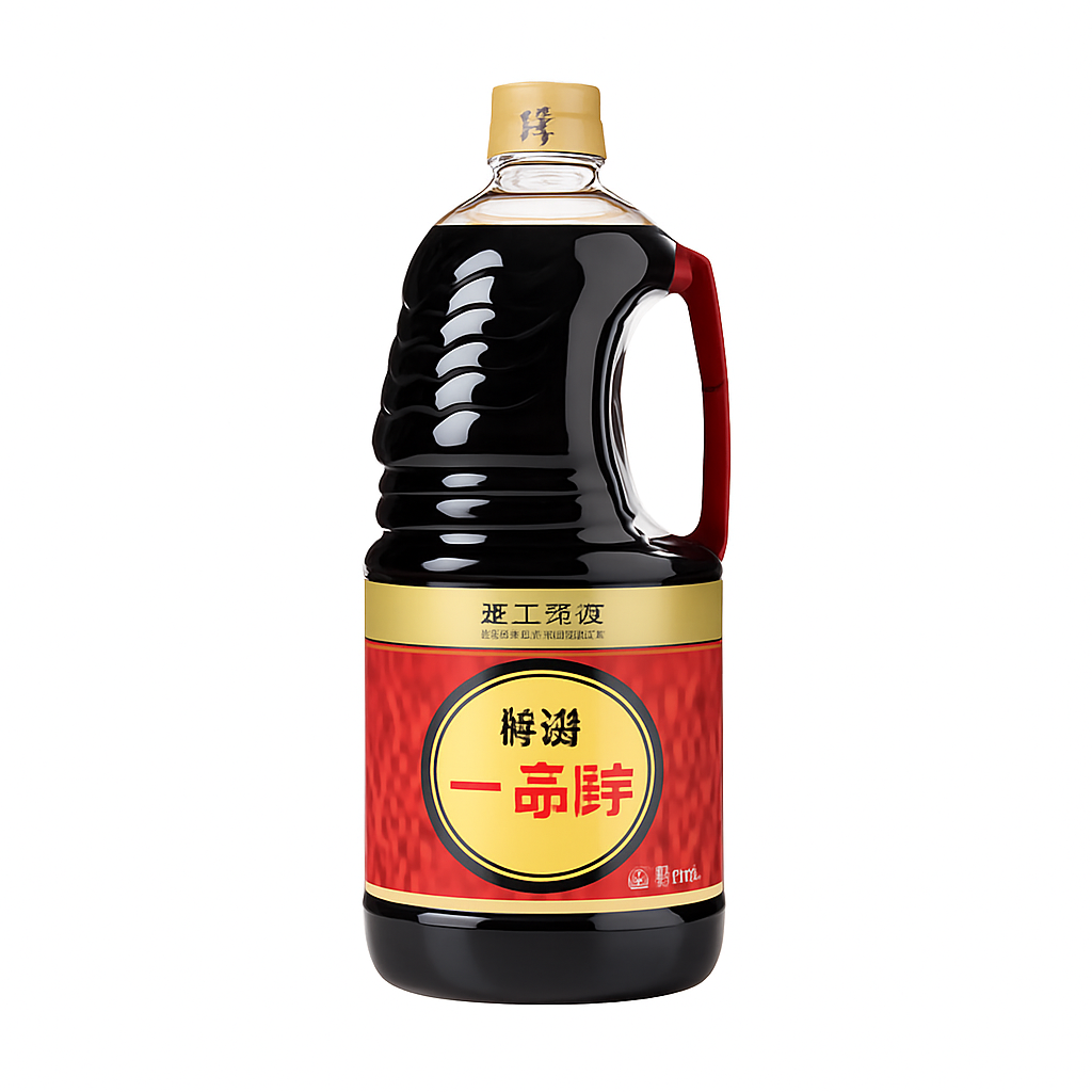 Mei Wei: Molho de Soja Premium Especial（特级一品鲜）- Pearl River Bridge 1,9L - Embalagem em Fundo Branco